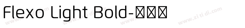 Flexo Light Bold字体转换